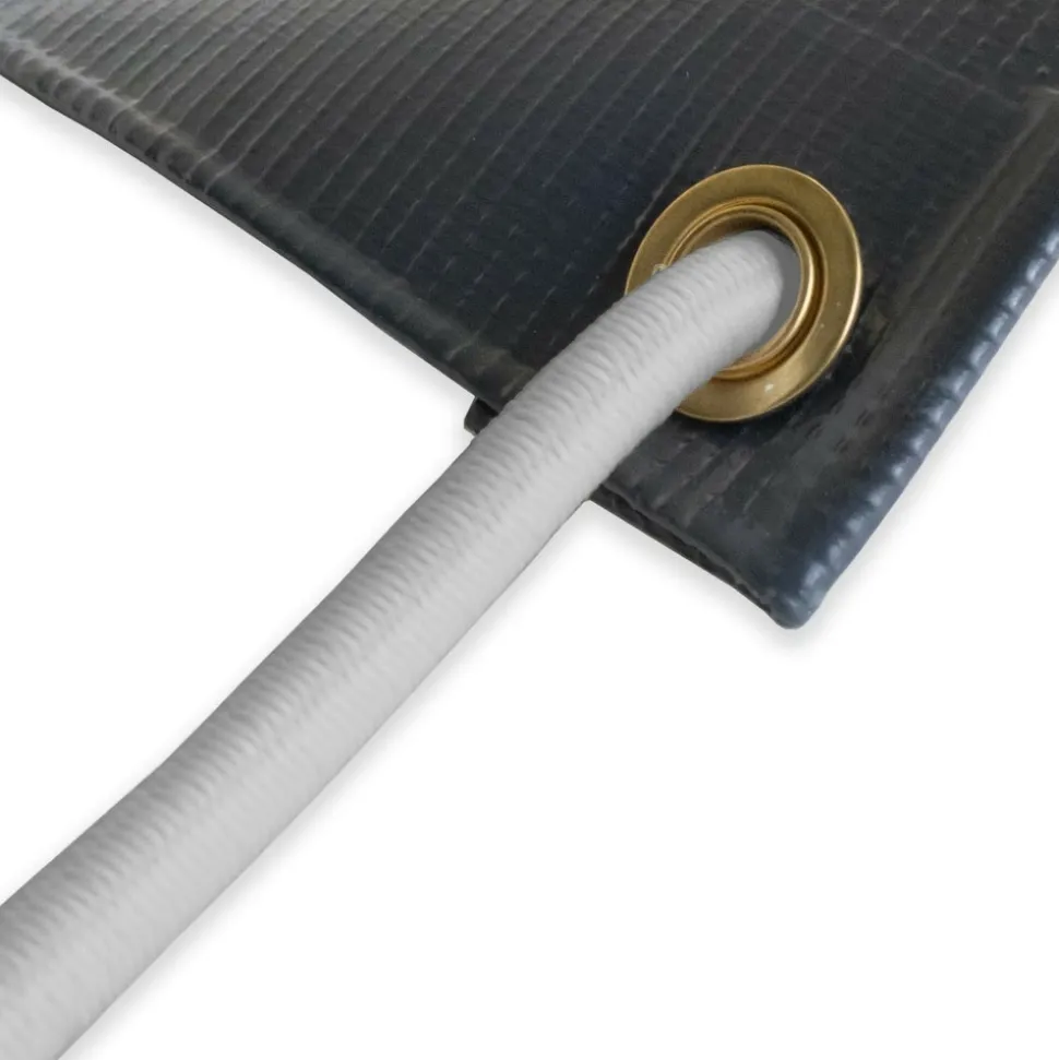 TECPLAST - Pack toile pergola gris anthracite 3x4 m tecplast lp506pr + sandow gris 20m