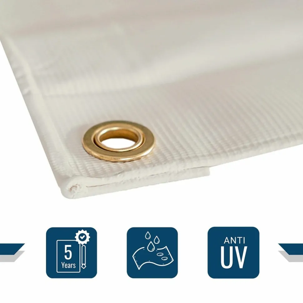 TECPLAST - Toile pergola tecplast lp506pr 3x5 m - blanc crème - garantie 5 ans