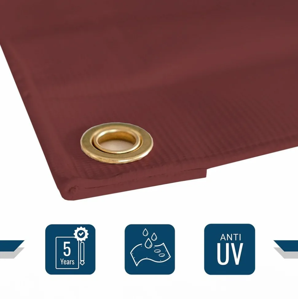 TECPLAST - Toile pergola tecplast lp506pr 3x4m - rouge bordeaux - garantie 5 ans