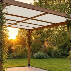 TECPLAST - Toile pergola tecplast lp640pr 3x6 m - blanc crème - garantie 8 ans