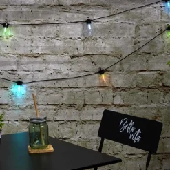 THE HOME DECO FACTORY - Guirlande extérieure 10 ampoules led 4,50 m