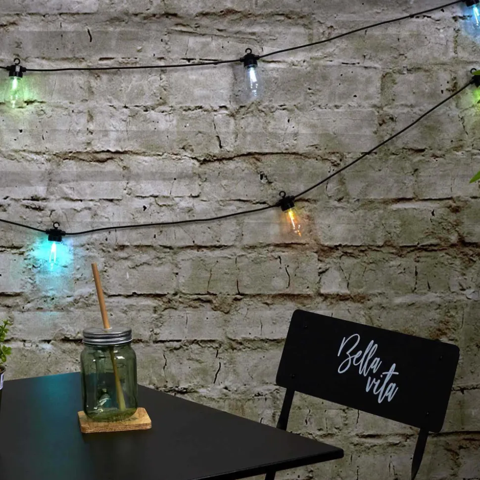 THE HOME DECO FACTORY - Guirlande extérieure 10 ampoules led 4,50 m