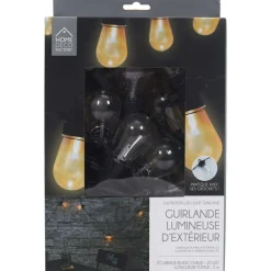 THE HOME DECO FACTORY - Guirlande extérieure 10 ampoules led 4,50 m