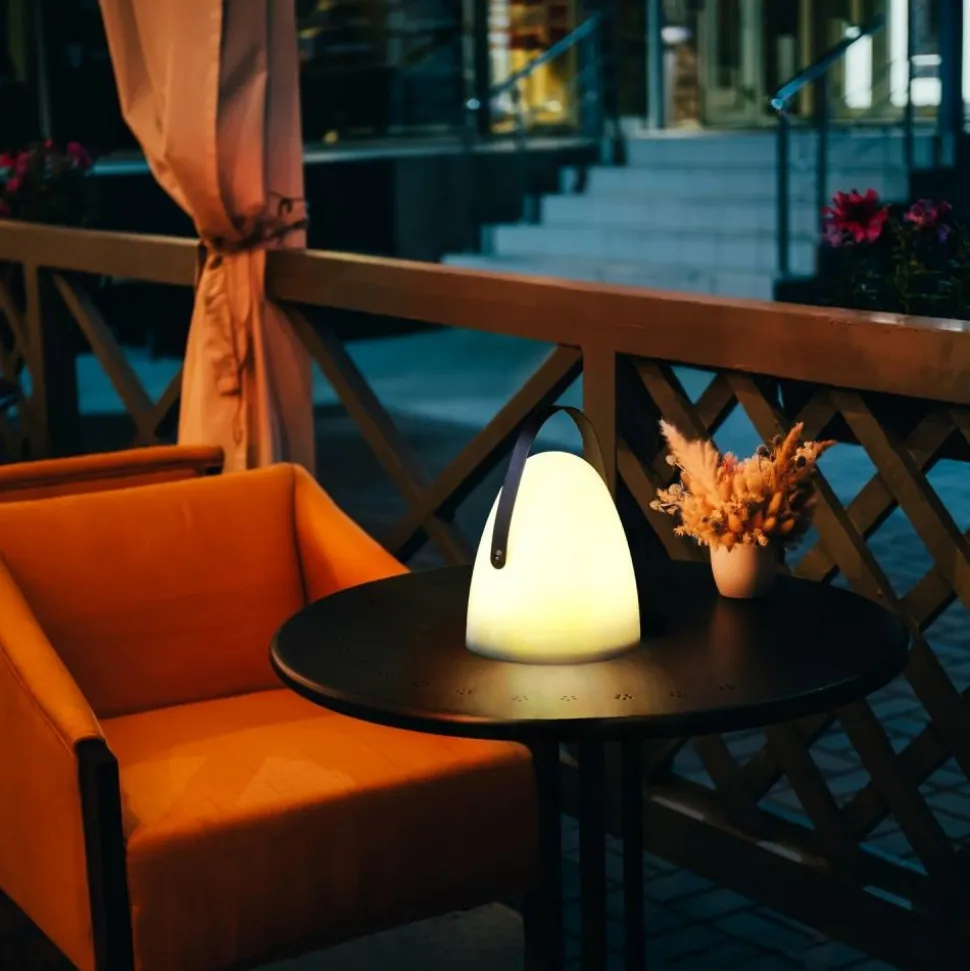 THE HOME DECO FACTORY - Lampe extérieure en abs avec poignée