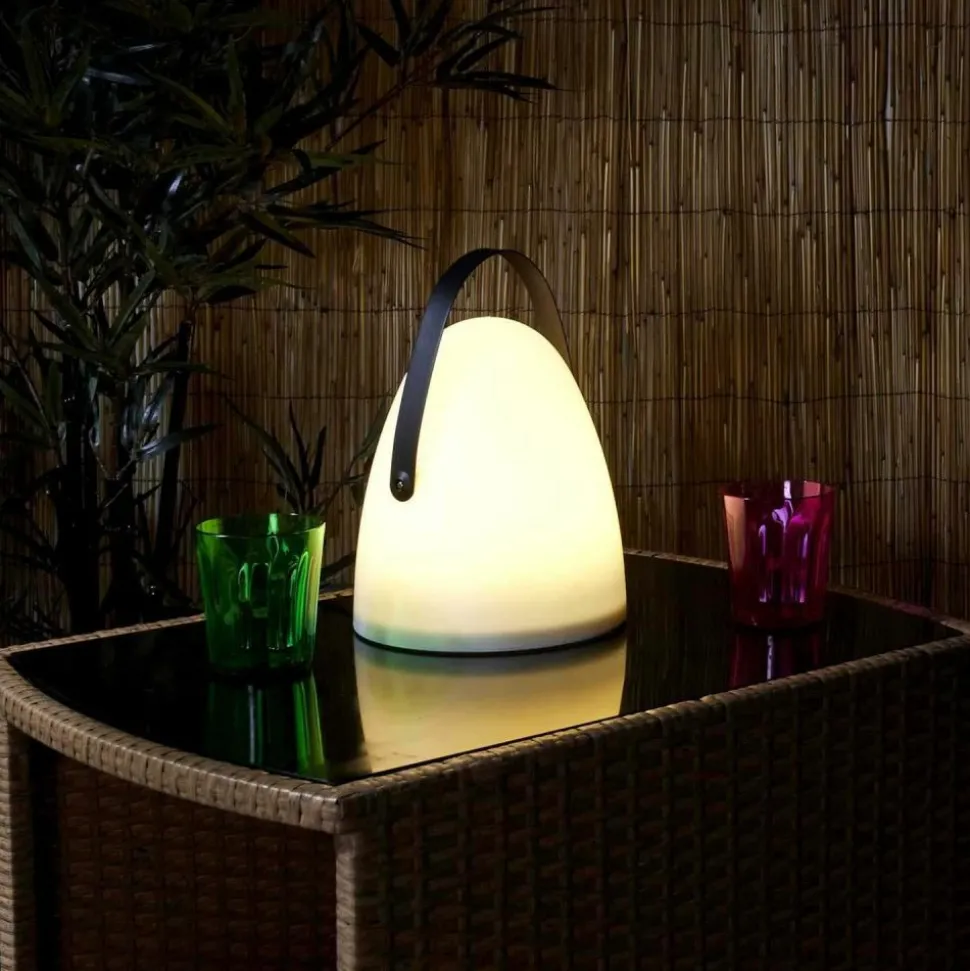 THE HOME DECO FACTORY - Lampe extérieure en abs avec poignée