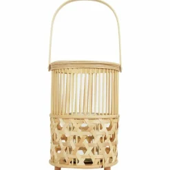 THE HOME DECO FACTORY - Lanterne en bambou tressé 22 x 55 cm