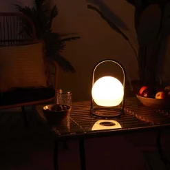 THE HOME DECO FACTORY - Lampe ronde décorative intérieur et extérieur