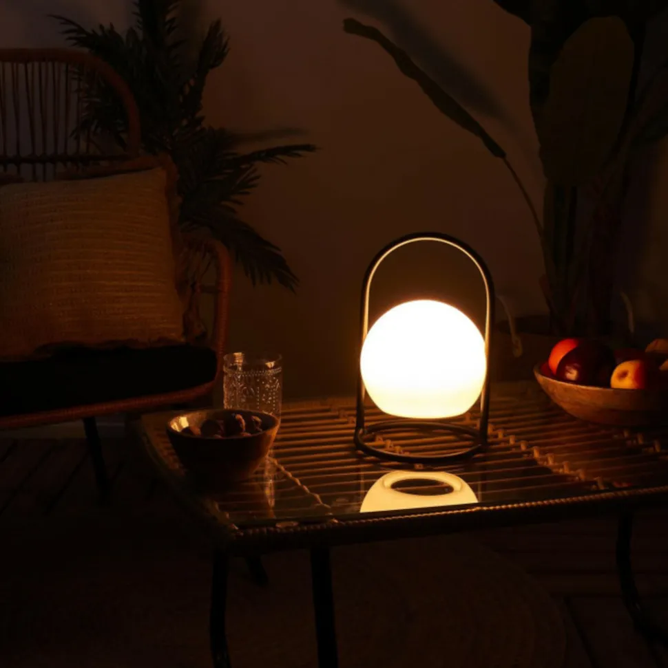 THE HOME DECO FACTORY - Lampe ronde décorative intérieur et extérieur