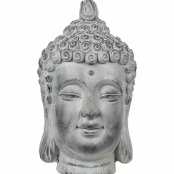THE HOME DECO FACTORY - Tête de bouddha en magnésia 42 cm