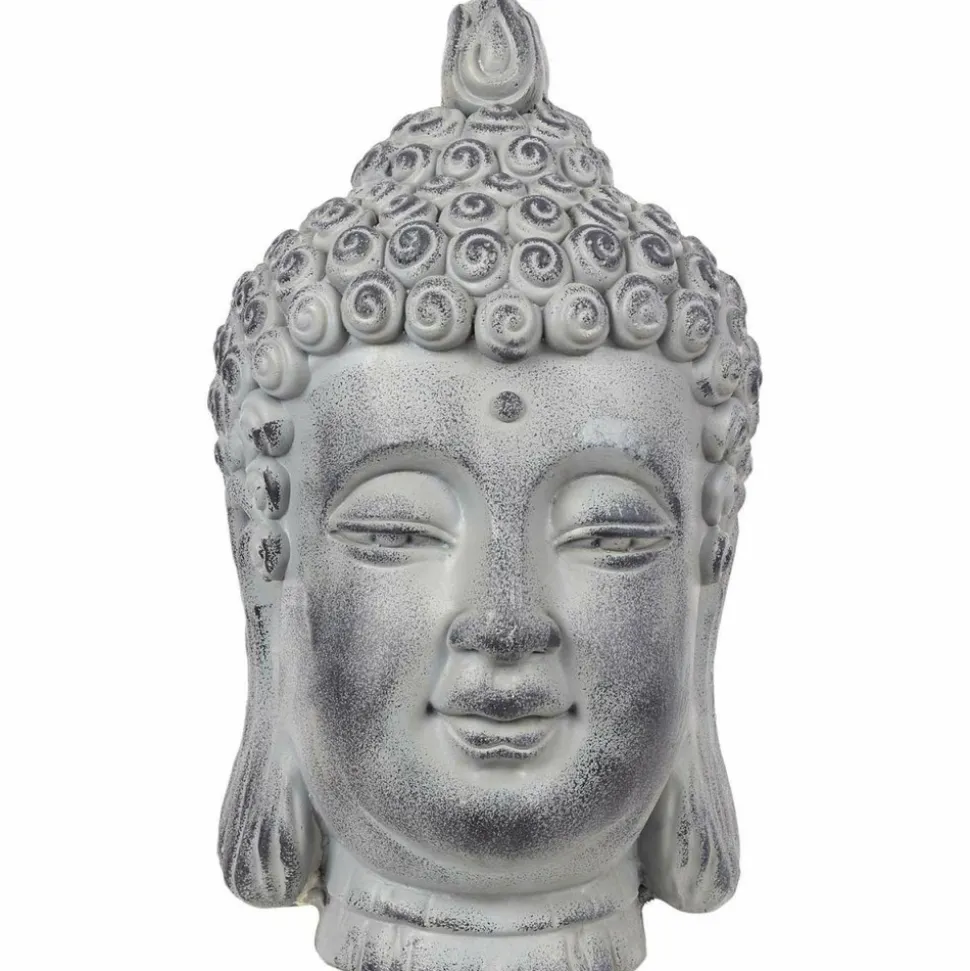 THE HOME DECO FACTORY - Tête de bouddha en magnésia 42 cm