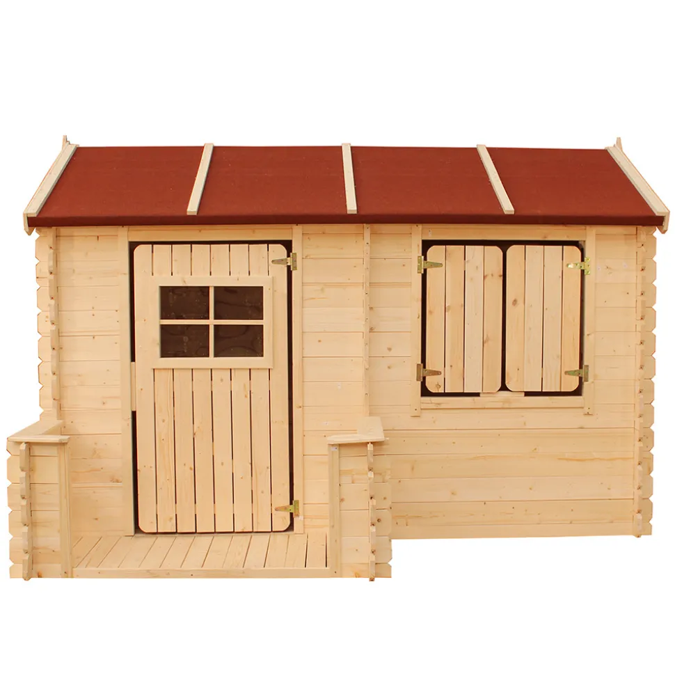 TIMBELA - Maison en bois pour enfants - 2.63m2 - 178 x 241 cm - M503