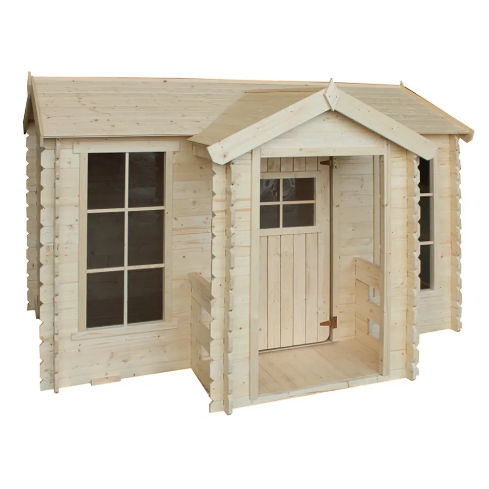 TIMBELA - Maison en bois pour enfants - 2.63 m2 - 241 x 187 cm - M520