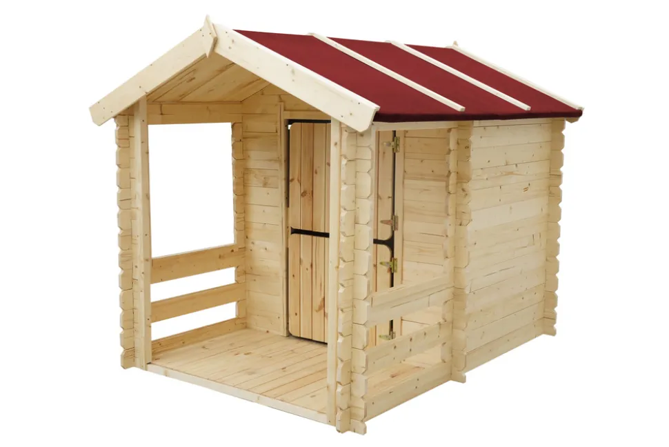 TIMBELA - Maison en bois pour enfants - 1.1m2 - 182 x 146 cm - M501