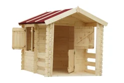 TIMBELA - Maison en bois pour enfants - 1.1m2 - 182 x 146 cm - M501