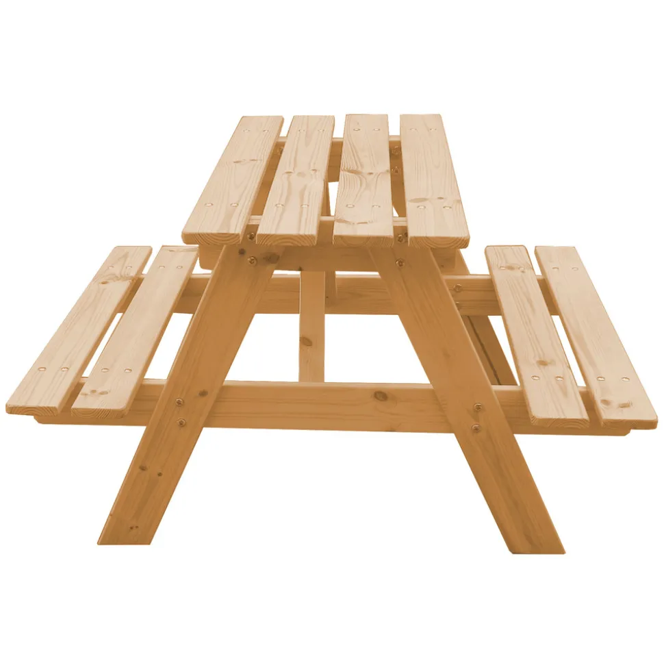 TIMBELA - Table enfant en bois – table et chaise enfant - 81x60xh50 cm - m012-1