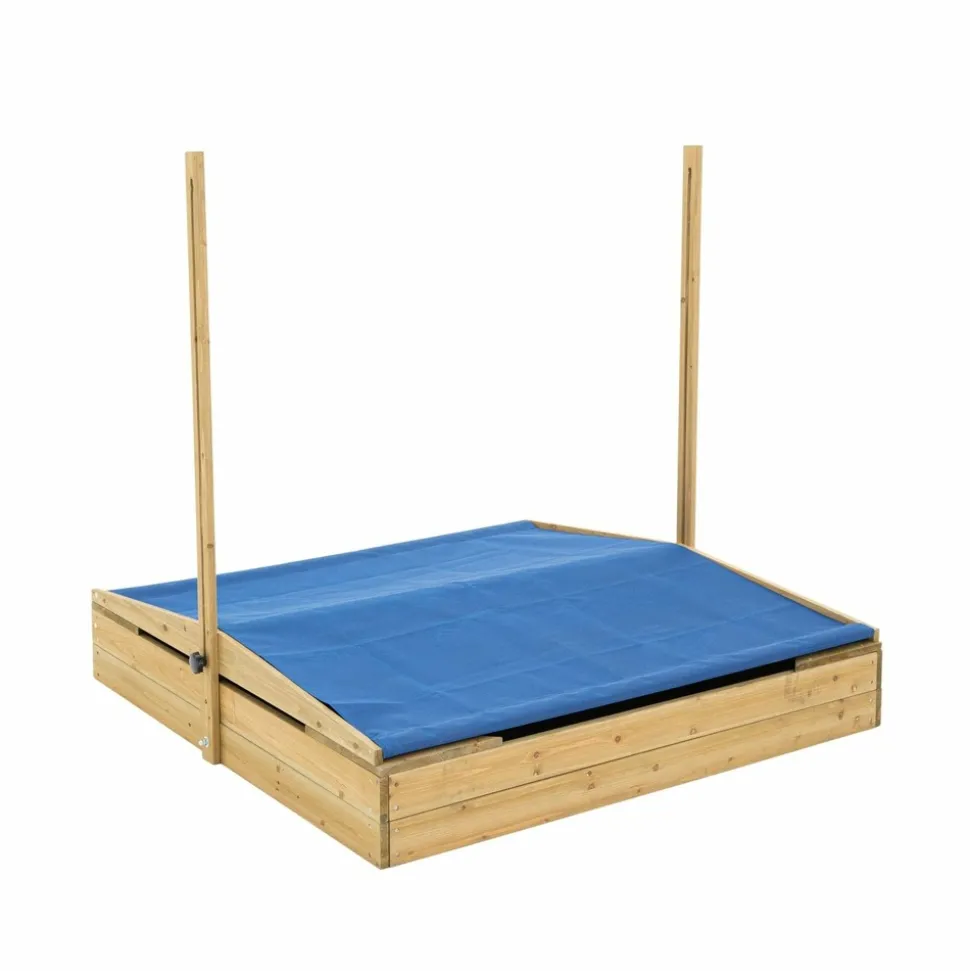 TP TOYS - Bac à sable bois fsc® avec auvent