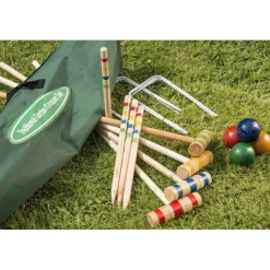 TRADITIONAL GARDEN GAMES - Set de croquet familial en bois
