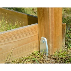 TRIGANO - Kit de scellement pour portique pieds bois ou métal L32xl29xH29 cm