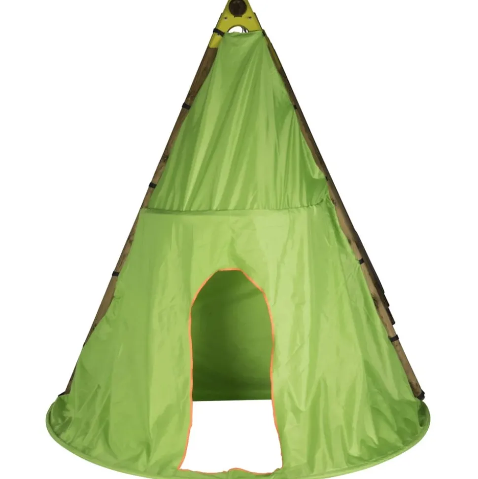 TRIGANO - Tente de jeu tipi pour balançoire en bois 2,3 m j-jou058
