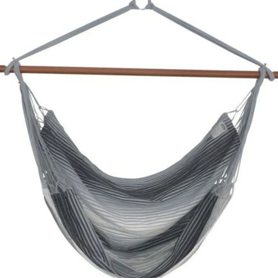 TROPICAL INFLUENCES - Chaise hamac mariposita 3 gris