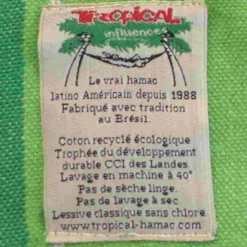 TROPICAL INFLUENCES - Chaise hamac mariposita 3 gris