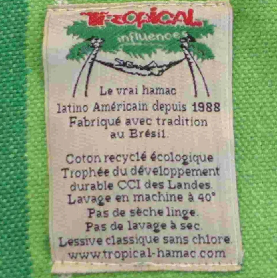 TROPICAL INFLUENCES - Chaise hamac mariposita 3 gris