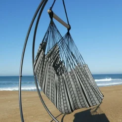 TROPICAL INFLUENCES - Chaise hamac poligono noir