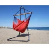 TROPICAL INFLUENCES - Chaise hamac grenade xxl avec support métal soledad