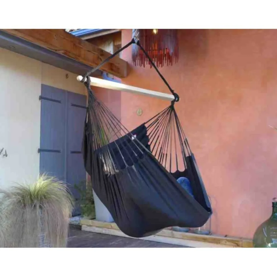 TROPICAL INFLUENCES - Hamac chaise noire