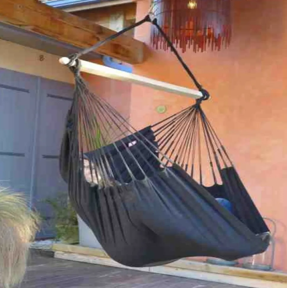 TROPICAL INFLUENCES - Hamac chaise noire