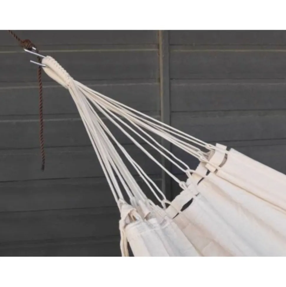 TROPICAL INFLUENCES - Hamac unicolor recycle xl ecru