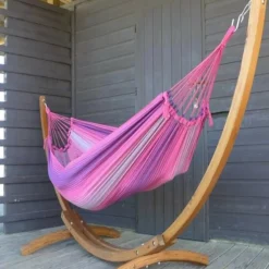 TROPICAL INFLUENCES - Support hamac latino relax l 3 roses