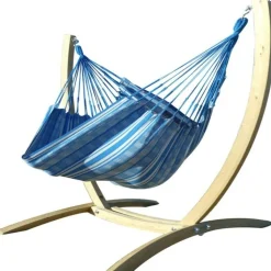 TROPICAL INFLUENCES - Support paquito avec hamac-chaise poligono turquoise xxl