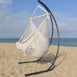TROPICAL INFLUENCES - Support chaise lunatta avec san blas écru