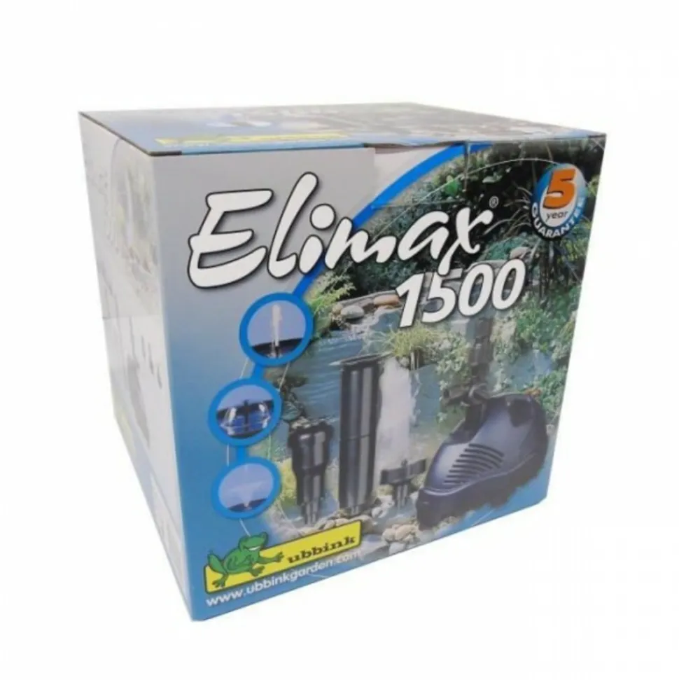 UBBINK - Pompe de bassin elimax 1500 - débit 1500l/h