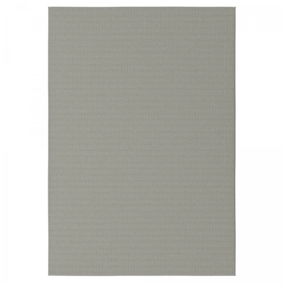UNAMOURDETAPIS - Tapis extérieur 140x200 tissé kilim gris stalow 5