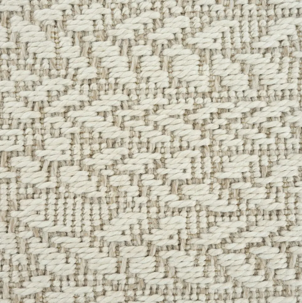UNAMOURDETAPIS - Tapis extérieur intérieur rond ø80 lyn13 rezy aspect jute motif rond ton sur ton