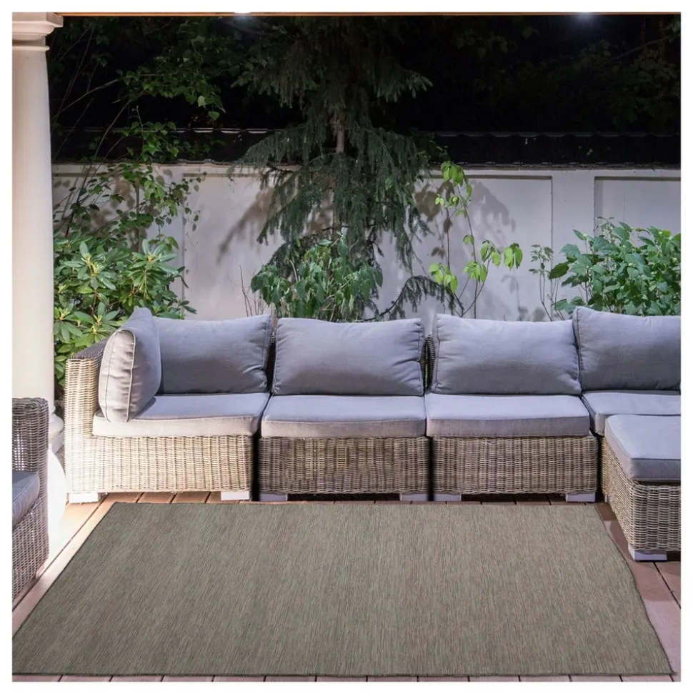 UNAMOURDETAPIS - Tapis extérieur 67x180 tissé kilim marron chinaio