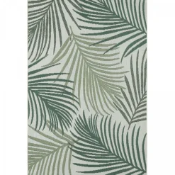 UNAMOURDETAPIS - Tapis extérieur 160x220 tissé kilim vert et vert clair greenleaf