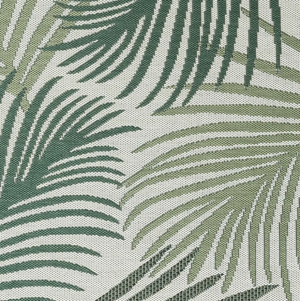 UNAMOURDETAPIS - Tapis extérieur 160x220 tissé kilim vert et vert clair greenleaf