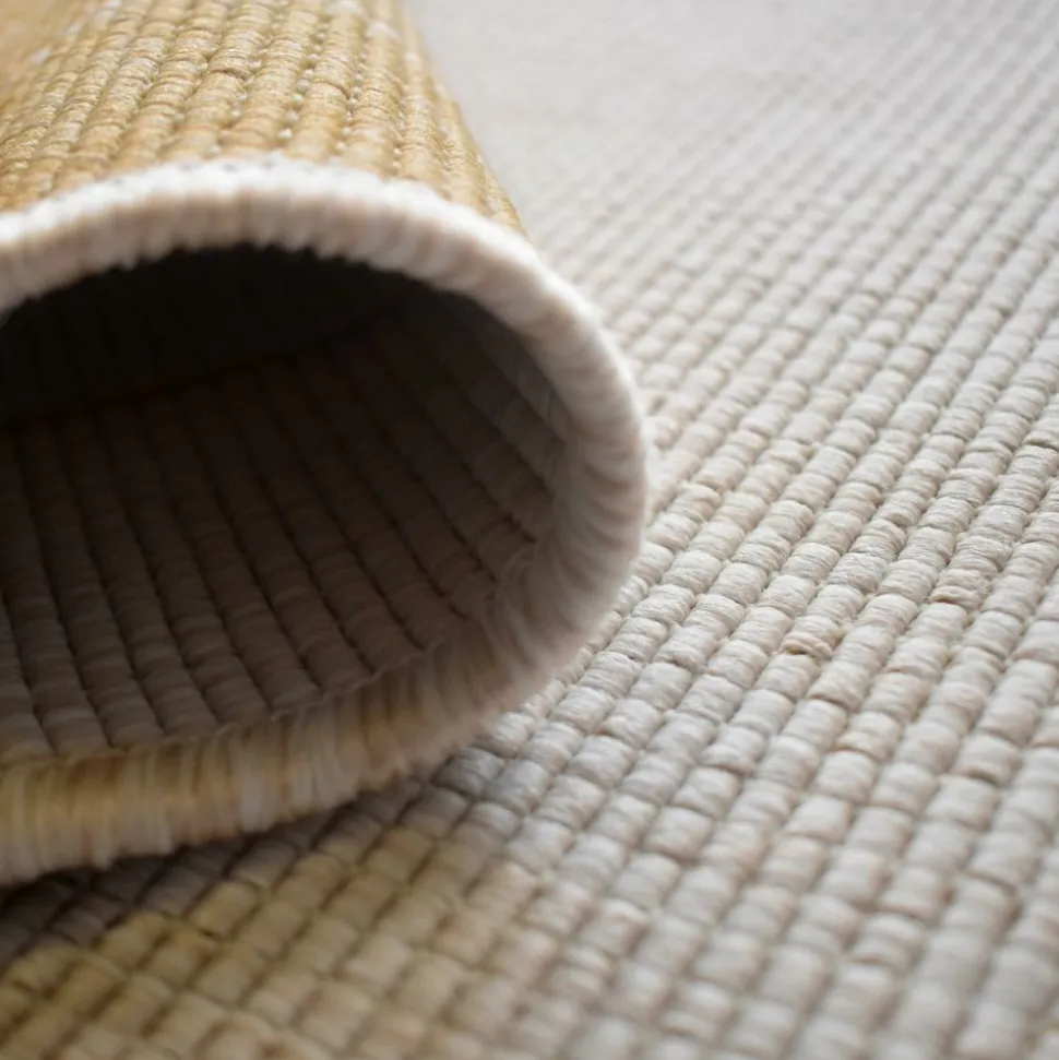 UNAMOURDETAPIS - Tapis extérieur, kilim reversible 200x290 lyn2 aq reversible jaune
