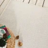 UNAMOURDETAPIS - Tapis extérieur 120x170 tissé kilim crème extuni