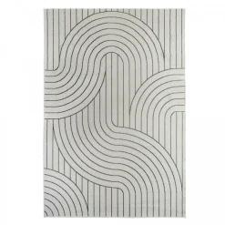 UNAMOURDETAPIS - Tapis extérieur, kilim reversible 120x170 lyn2 u reversible vert et crème