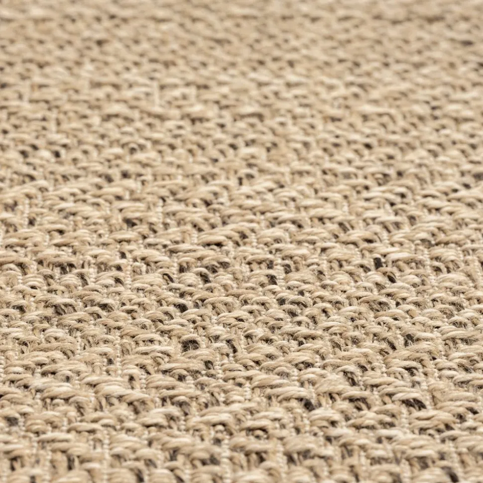 UNAMOURDETAPIS - Tapis extérieur intérieur 80x150 lyn13 rezy aspect jute ton sur ton