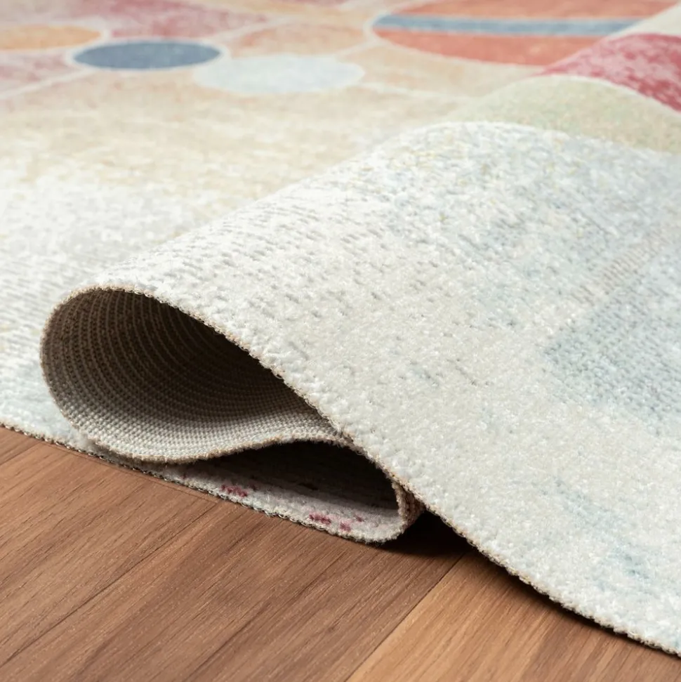 UNAMOURDETAPIS - Tapis extérieur 120x160 tissé kilim vert et bleu soyeux a