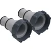 VIDAXL - Adaptateurs de tuyau de piscine 2 pcs plastique