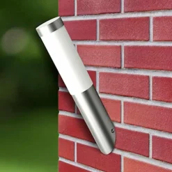 VIDAXL - Applique murale d'extérieur 2 pcs acier inoxydable