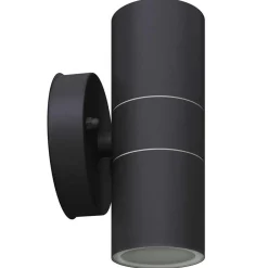VIDAXL - Applique murale led d'extérieur 2 pcs acier inoxydable haut bas
