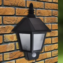 VIDAXL - Applique murale solaire avec capteur de mouvement