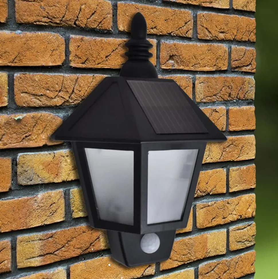VIDAXL - Applique murale solaire avec capteur de mouvement